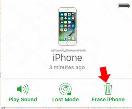 اختر Erase iPhone 