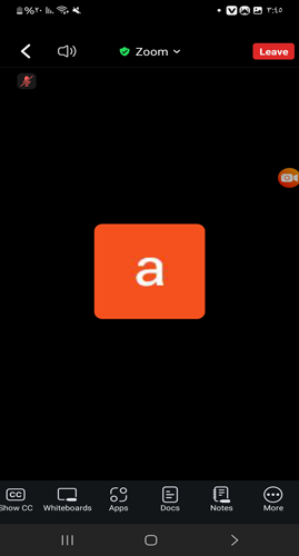 البدء بتسجيل محاضرات zoom للموبايل
