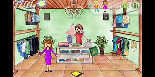 متجر الملابس في لعبة ماي بلاي هوم احدث اصدار مجانا