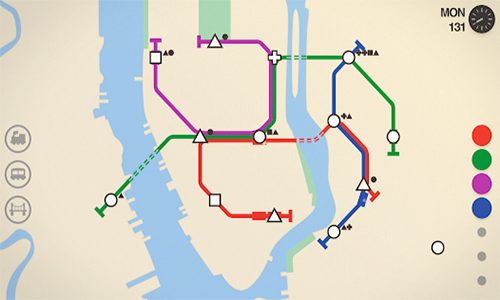 خرائط لعبة Mini Metro المذهلة