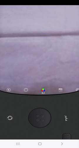 استخدام الكاميرا داخل تطبيق Dazz Cam