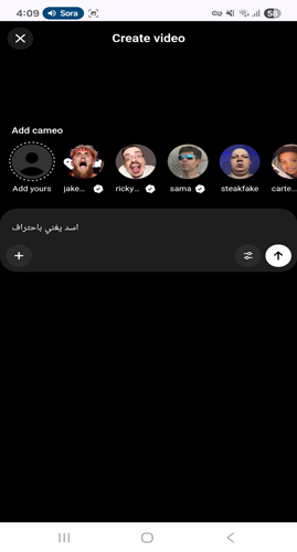كتابة وصف دقيق في سورا لانشاء فيديو
